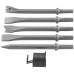 Набор пневматического инструмента: молоток - 2100 уд./мин., 283 л/мин и комплект насадок, 8 предметов